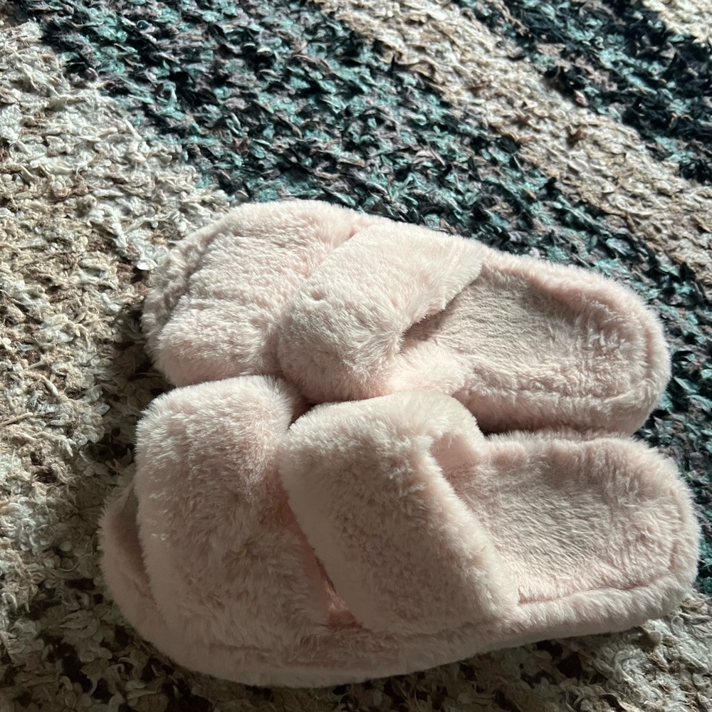 Cozy Fluffy Pink Slippers